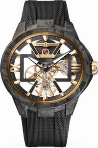 Replica 3715-260-3/CARB Carbonium Gold Ulysse Nardin Executive Skeleton X 42mm Mens Watch